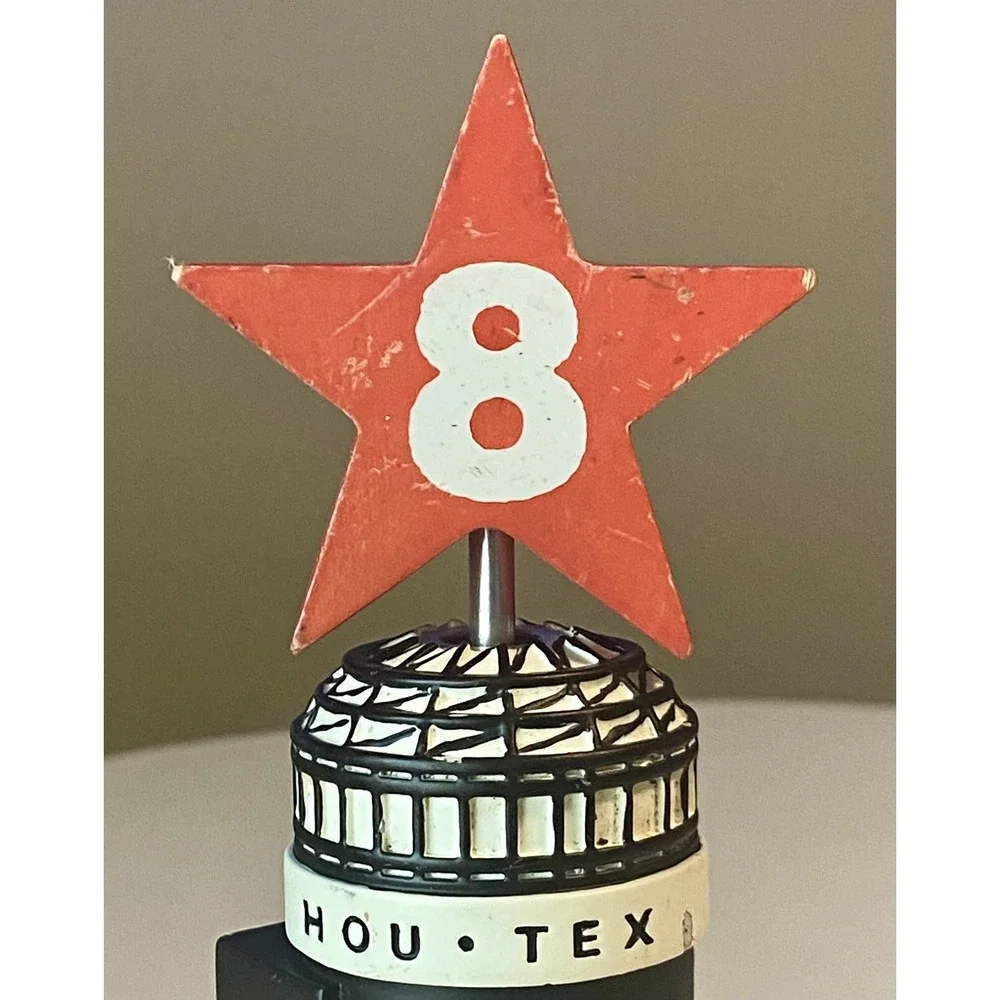 8th Wonder Brewery Astro Dome Beer Tap Handle w/Spinning Star on Top. 11